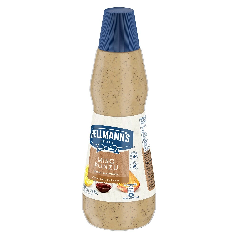 Hellmann’s Miso Ponzu Dressing - Change any of your menu’s regulars into seasonal specials – or an exciting permanent addition – with Hellmann’s innovative and trendy flavours.